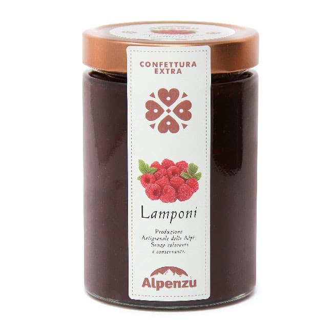 Confettura extra di lamponi o more, 340 g Alpenspitz – Eurospin