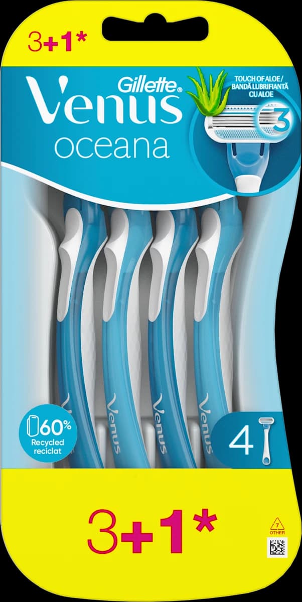 Gillette Venus Oceana Rasoi Usa e Getta 3+1 in offerta da Carrefour