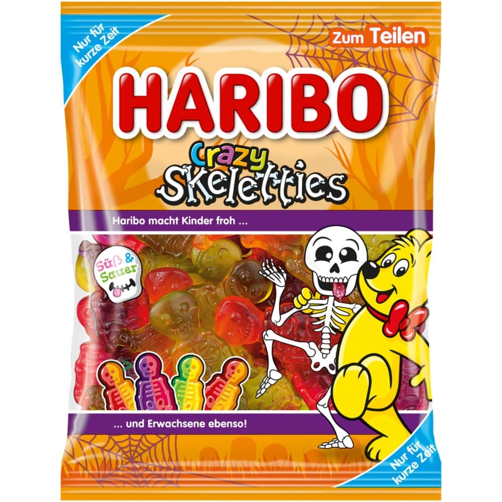 Haribo Halloween Crazy skeletties o Little monsters, 160/175 g – Lidl
