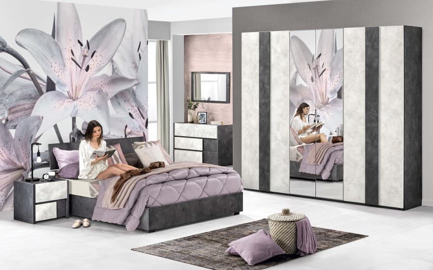 Vela camera 6 ante con letto contenitore – Mondo Convenienza