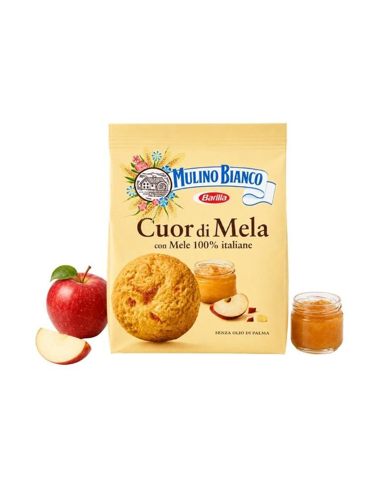 Biscotti Ripieni Mulino Bianco cuor di bosco, cuor di mela o settembrini, 300 g – Panorama