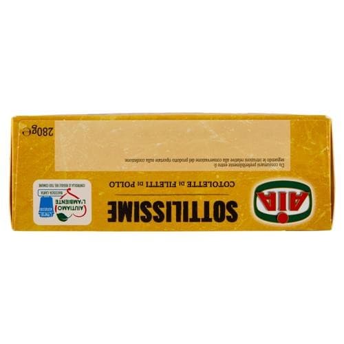 Cotolette di filetti di pollo Sottilissime o Nuggets di pollo surgelati 280 g / 260 g AIA in offerta da Iper La grande i