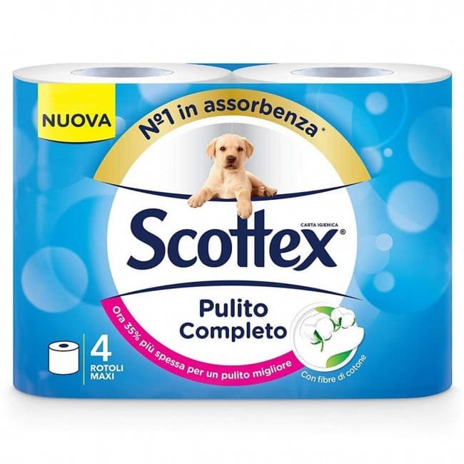 Scottex carta igienica Pulito Completo 4 rotoli in offerta da Carrefour