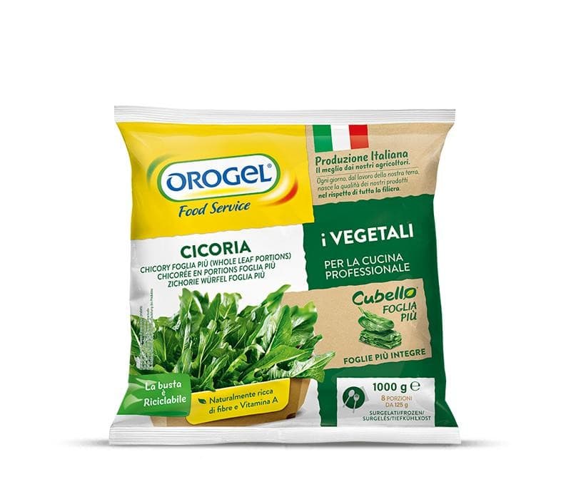 Spinaci, cicoria o bieta cubello foglia più Orogel 900 g in offerta da Carrefour