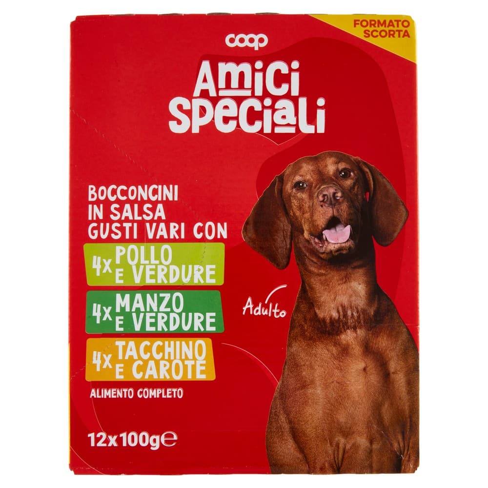 Bocconcini in salsa per cani 100 g x 12 U! in offerta da Iper La grande i
