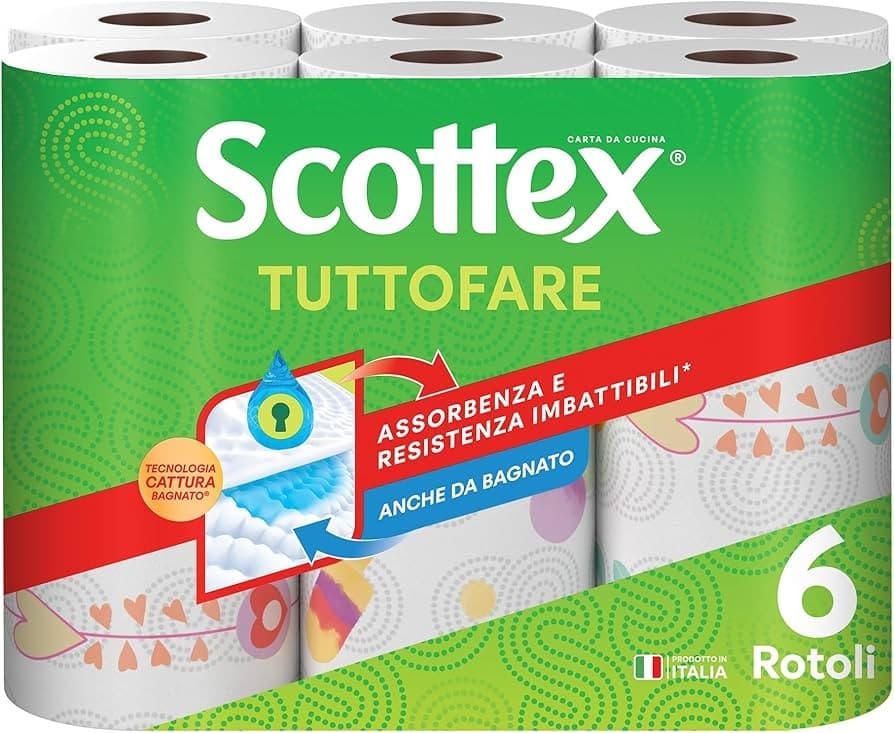 Carta casa Tuttofare Scottex, 6 rotoli – Esselunga