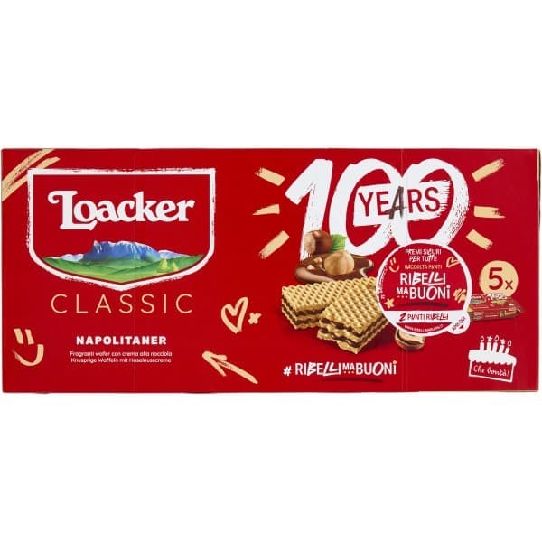 Wafer Napolitaner Loacker, 45 x 10 g – Panorama