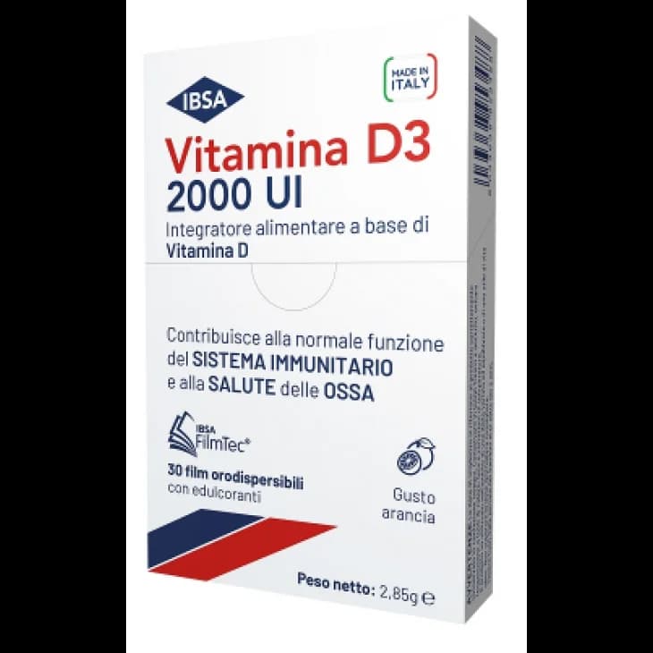 IBSA Melatonina o Vitamina D3 2000 UI, 30 film orodispersibili – Esselunga