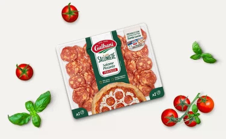 Salame piccante per pizza 80 g Galbani in offerta da Bennet