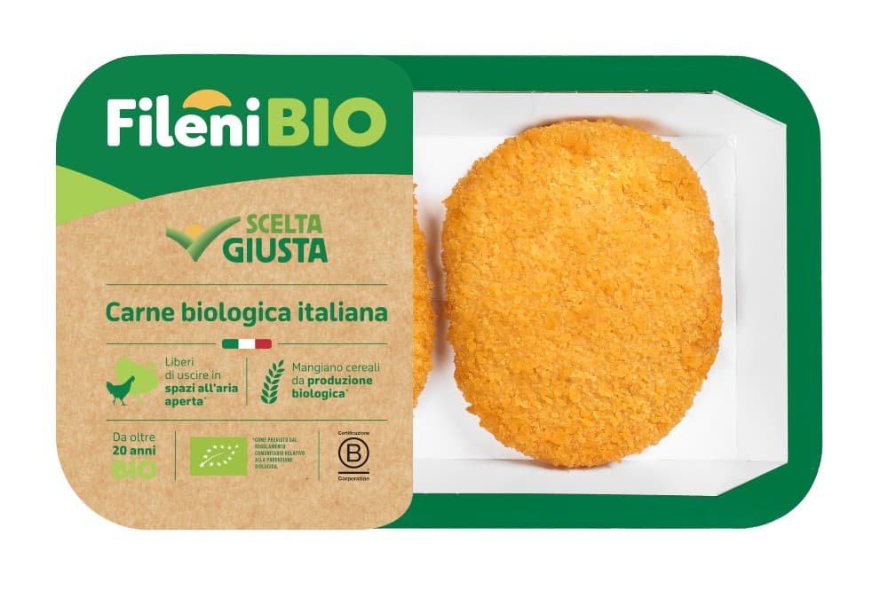 Hamburger, Polpette, Bocconcini panati o Cordon Bleu di pollo BIO, 200 g / 250 g – Iper La grande i