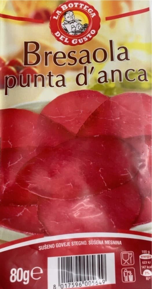 La Bottega del Gusto bresaola punta d'anca, 80 g – Eurospin