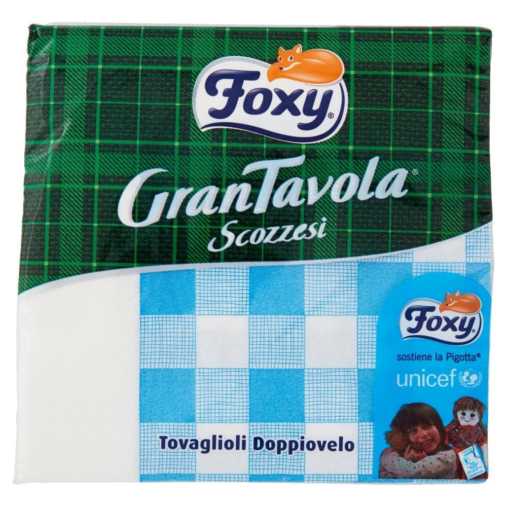 Foxy tovaglioli scozzesi Grantavola, 42 pezzi – Bennet