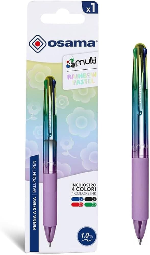 Penna Pastel 4Multi Rainbow Osama in offerta da Esselunga
