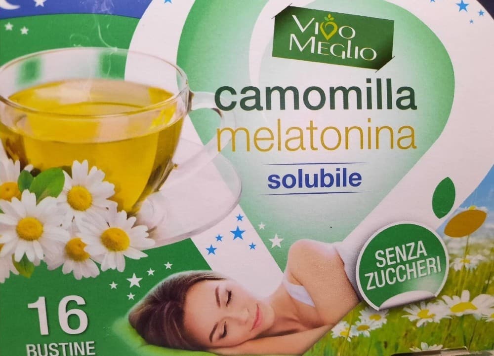 Camomilla melatonina, 16 bustine Vivo Meglio – MD