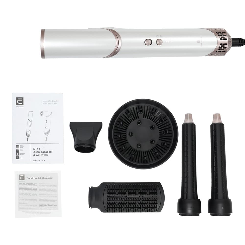 Asciugacapelli & air styler 5 in 1 EXTHAS636 Electroline – Unieuro