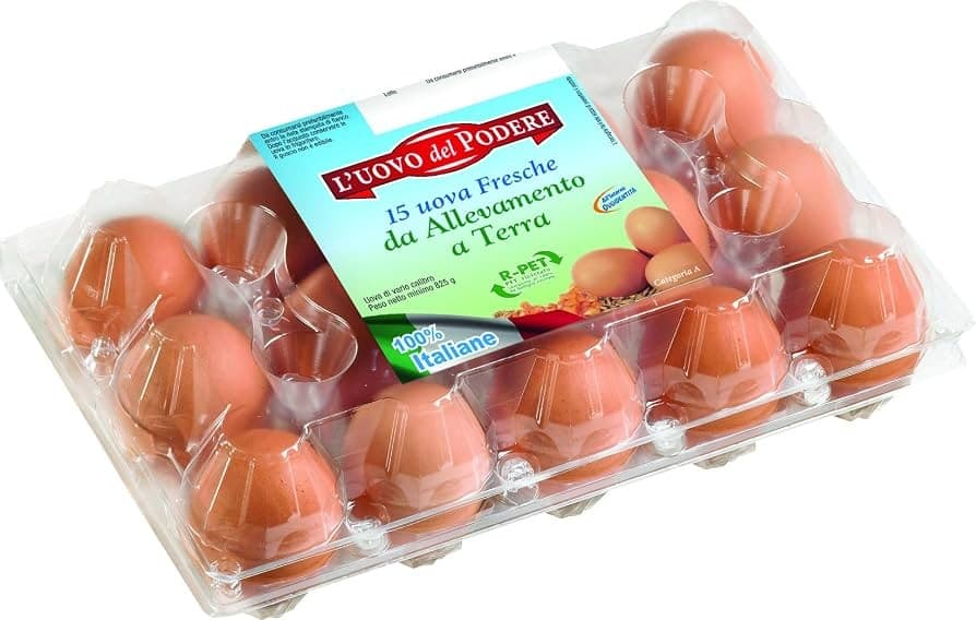 Uova fresche allevate a terra, conf. da 15 Podere – Bennet