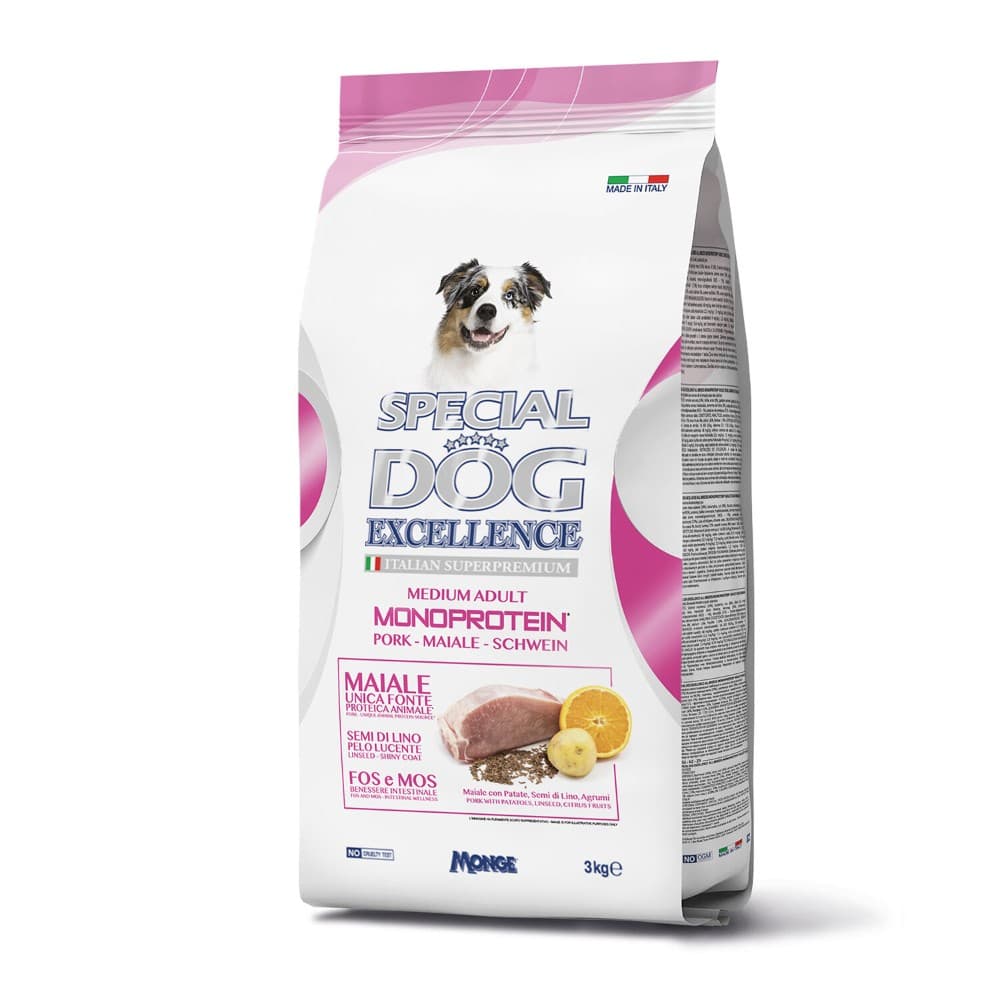 Special Dog crocchette Monoprotein maiale 3 kg in offerta da Penny