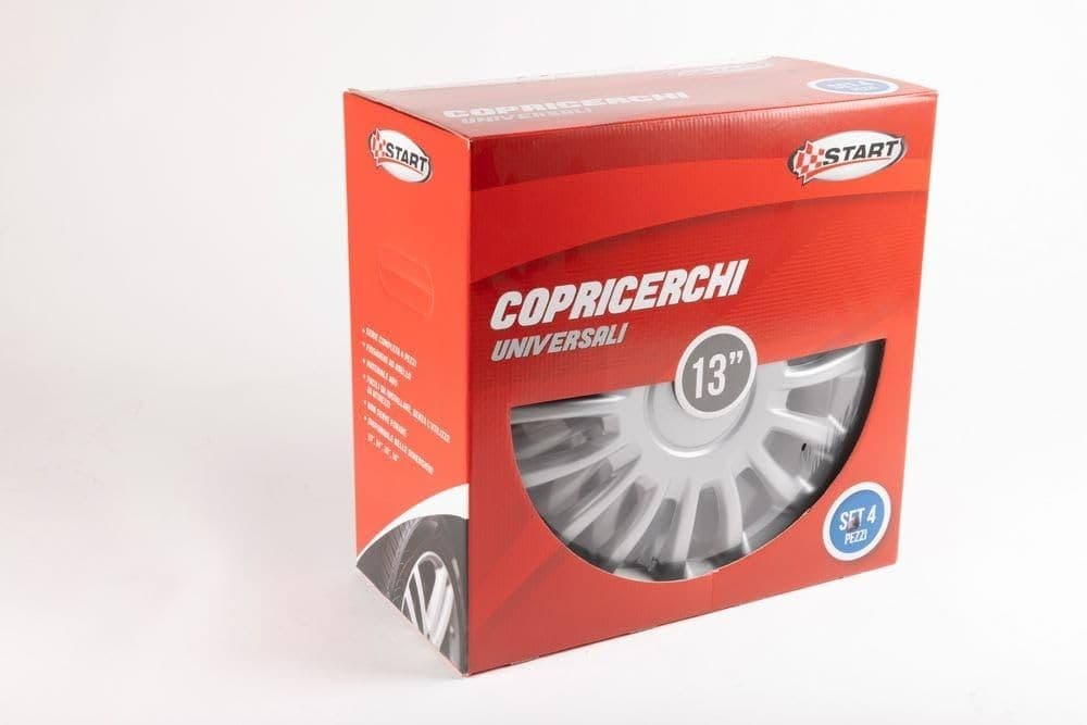 Confezione 4 copricerchi per auto Mod. Monza, 4 pezzi Start – Il Gigante