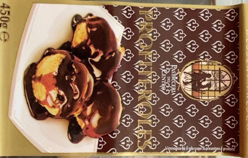 Profiteroles, 450 g Pasticceria del Centro – MD