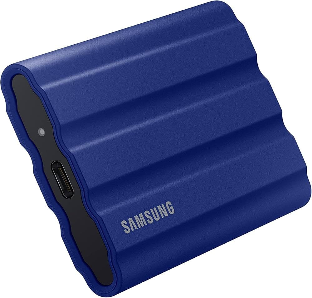 SAMSUNG SSD Portatile T7 Blu, 1 TB – MediaWorld