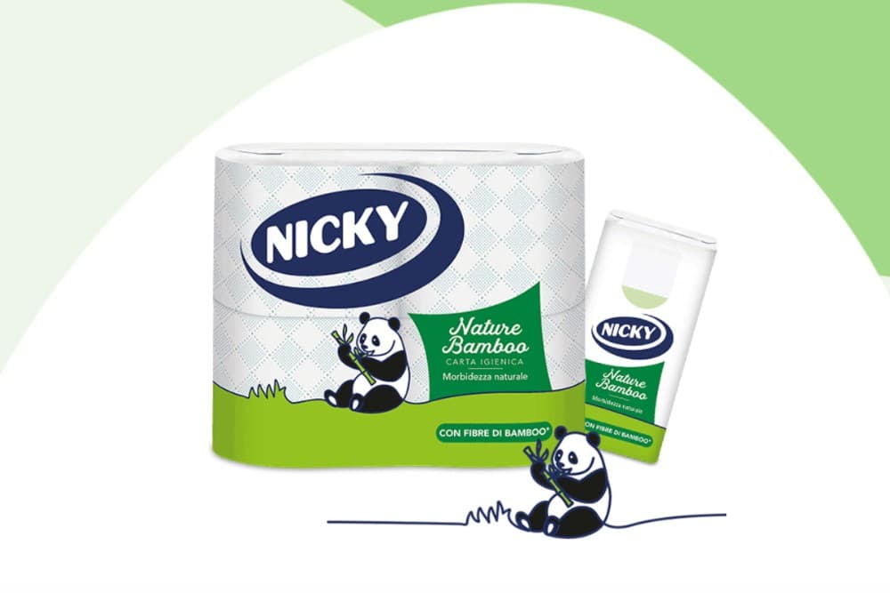 Carta igienica Nature Bamboo Nicky, 4 rotoli – Bennet