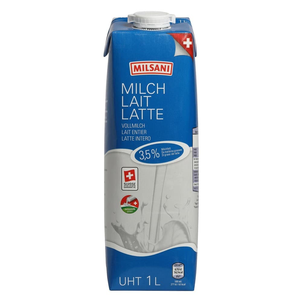 Milsani latte intero UHT 1 litro in offerta da ALDI