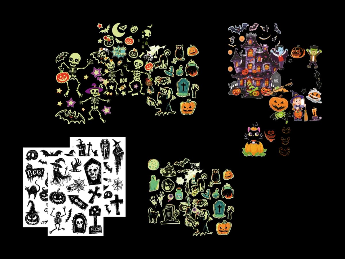 Livarno set adesivi di Halloween, 34, 37 o 47 adesivi – Lidl
