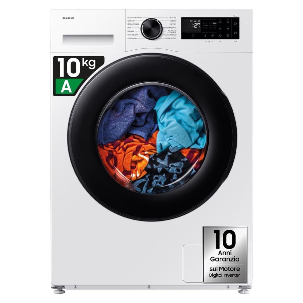 Lavatrice SERIE 5000F CRYSTAL CLEAN WW10F6SU34AEET 10 kg Samsung in offerta da Euronics