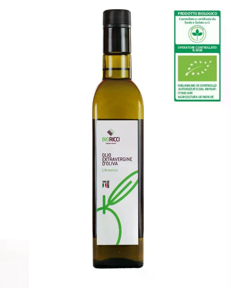 Bioricchi olio extra vergine di oliva biologico 100% italiano 500 ml in offerta da Dpiù