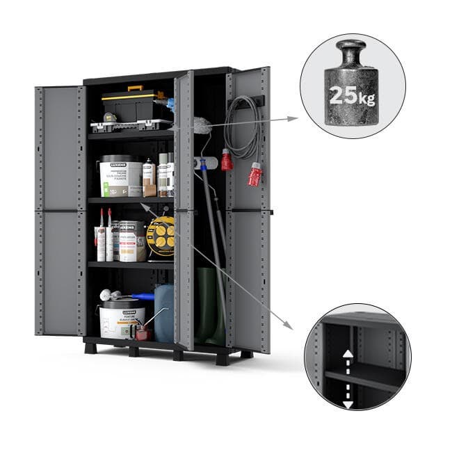 Armadio in resina Standard, L102xP39xH170 cm Spaceo – Leroy Merlin