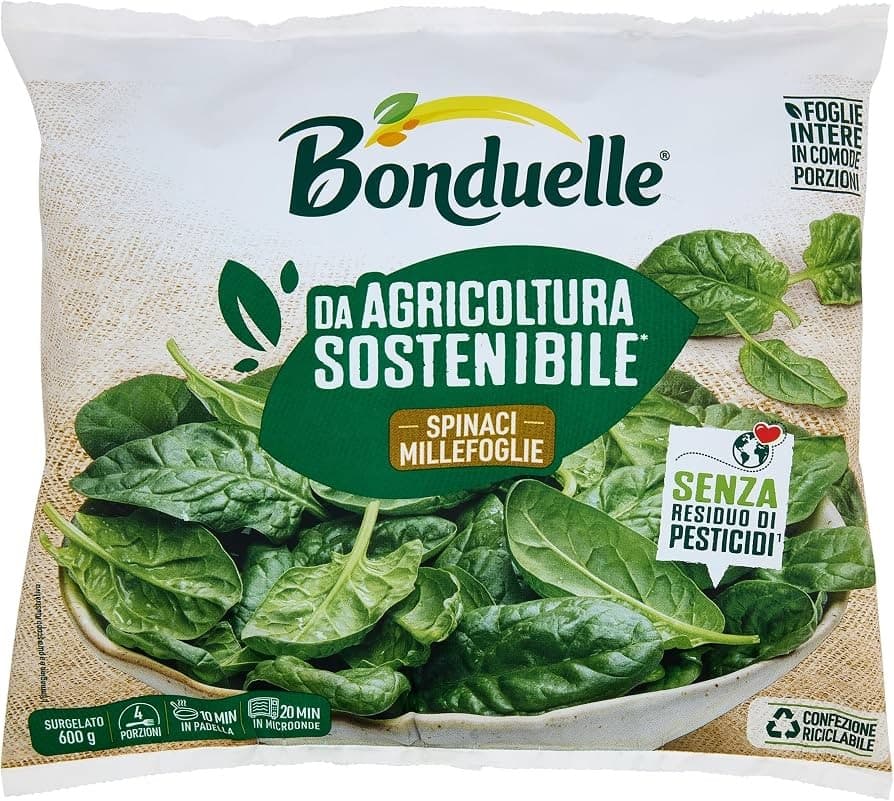 Bonduelle spinaci millefoglie surgelato, 600 g – Bennet
