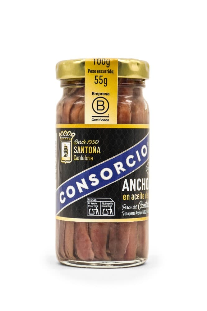 Consorzio filetti di acciughe, 100 g – Il Gigante