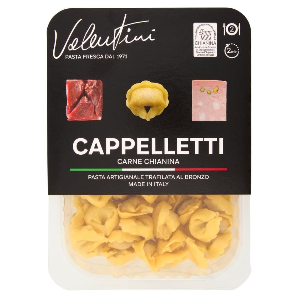 Cappelletti Carne Chianina e Prosciutto Toscano DOP Valentini, 250 g – Carrefour