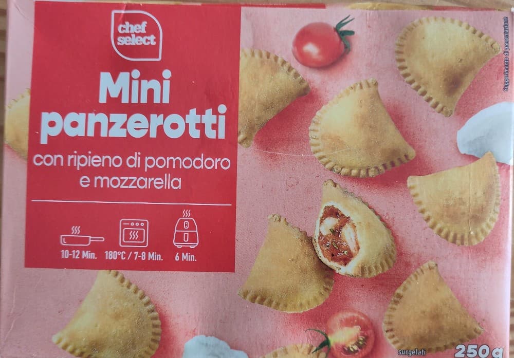 Chef select mini panzerotti con ripieno di pomodoro e mozzarella, 250 g – Lidl