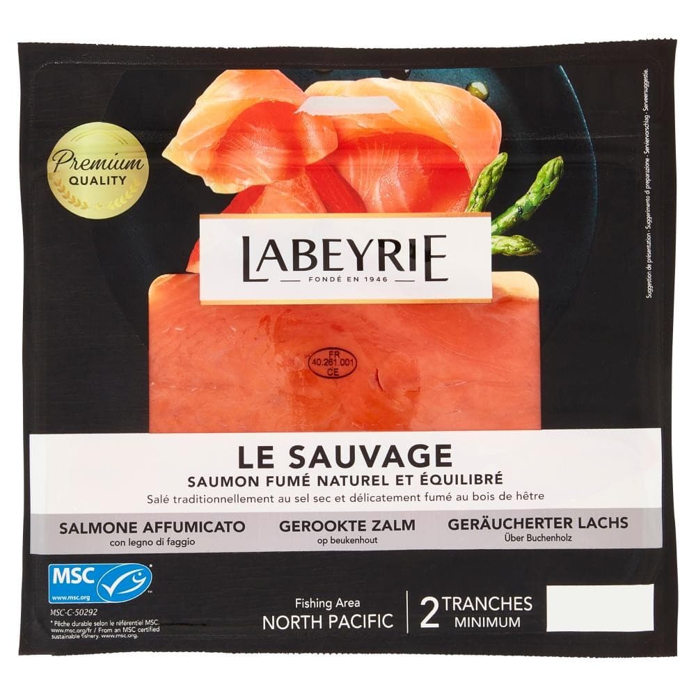 Salmone Il Selvaggio Labeyrie, 75 g – Carrefour