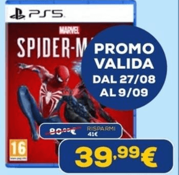 Marvel's Spider-Man 2 Standard Ed. in offerta da Euronics
