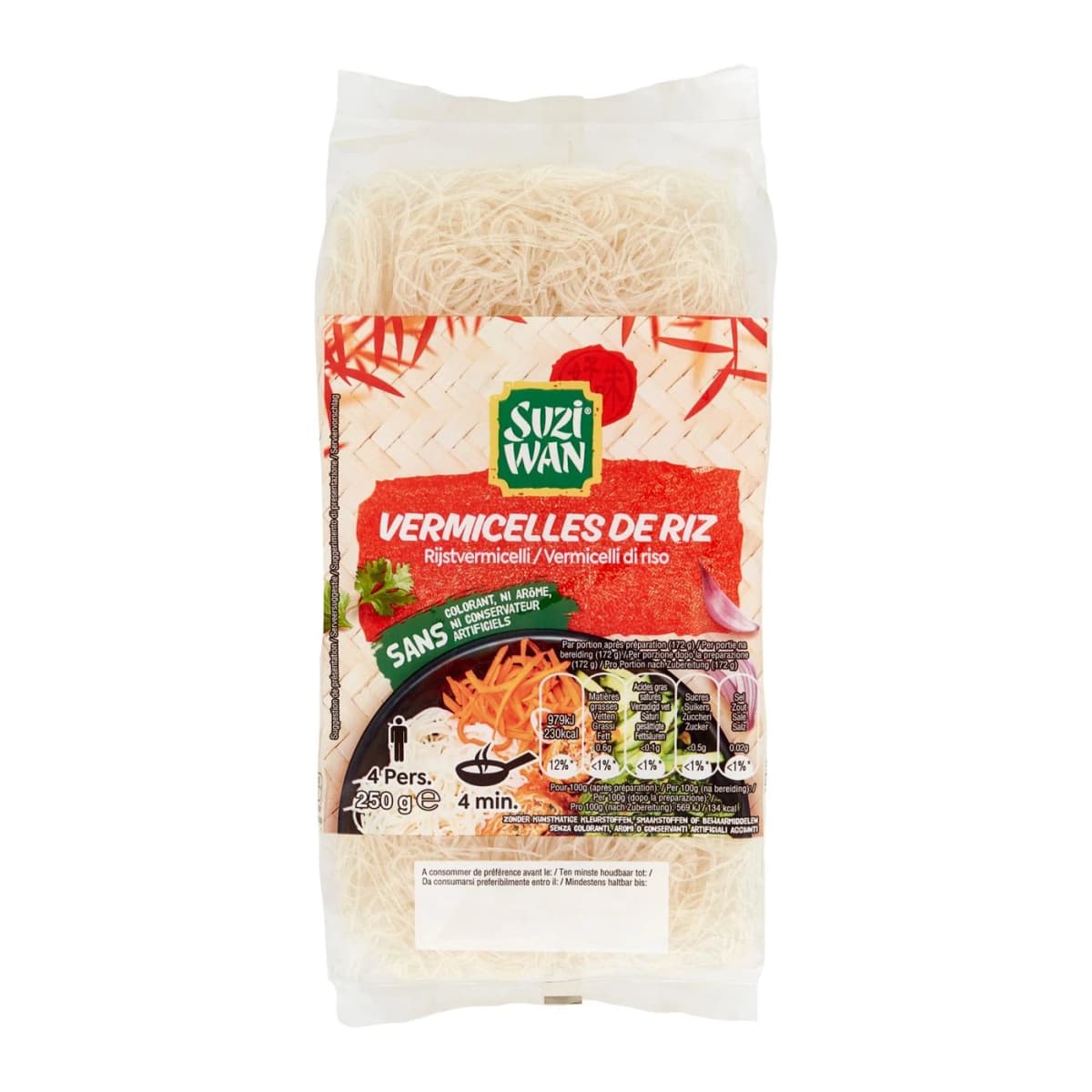 Suzi-Wan Vermicelli di riso, 250 g – ALDI