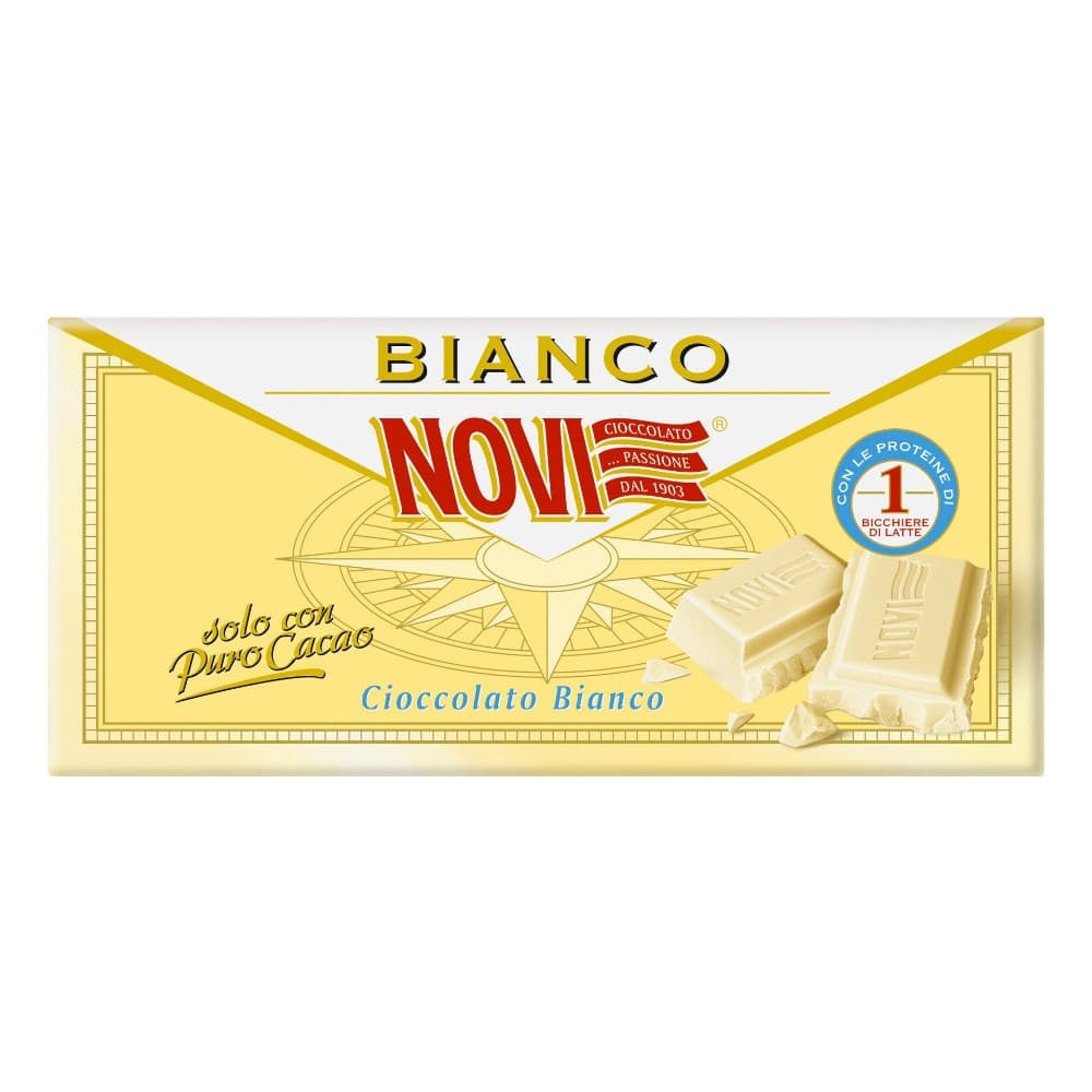 Tavolette Cioccolato Le Specialità Novi Bianco, 100 g – Carrefour
