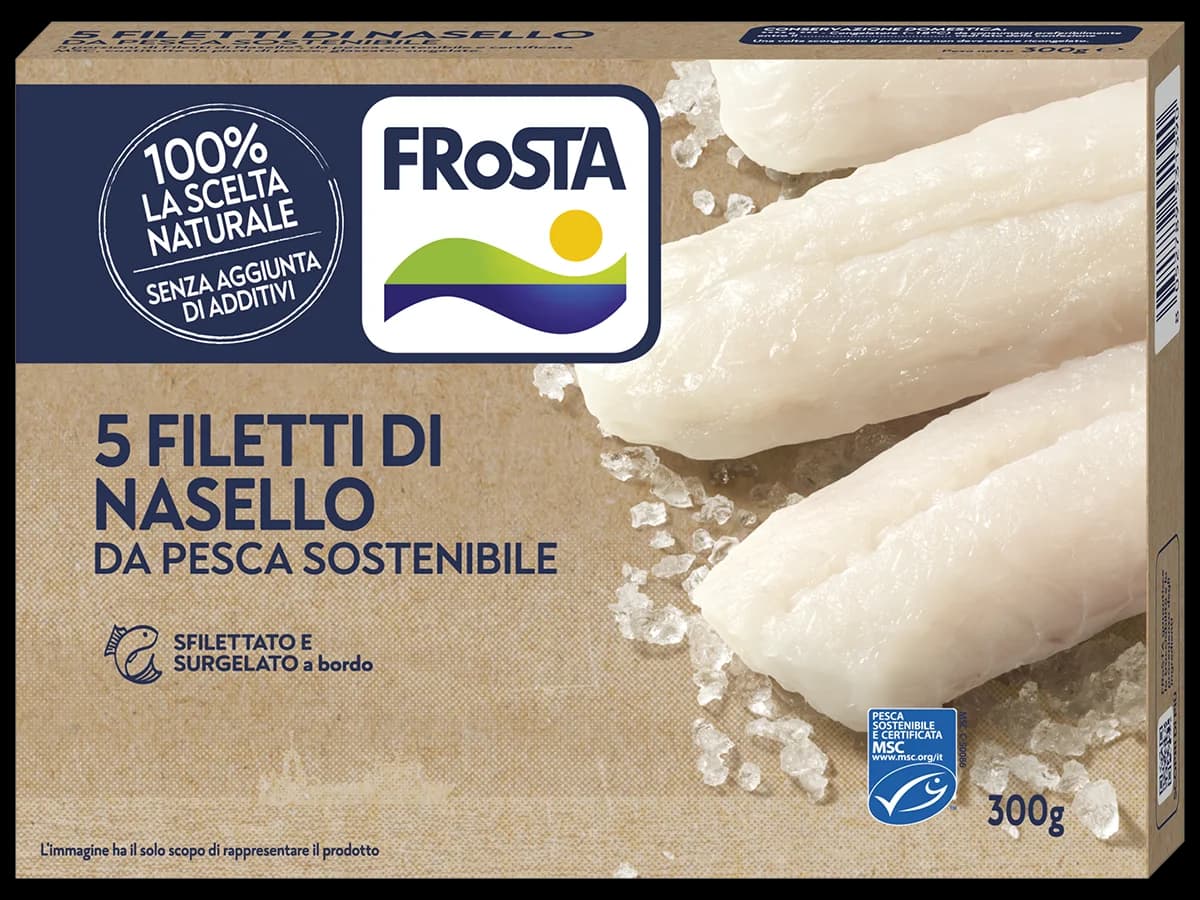 Filetti di Nasello Surgelati Frosta 300 g in offerta da Bennet