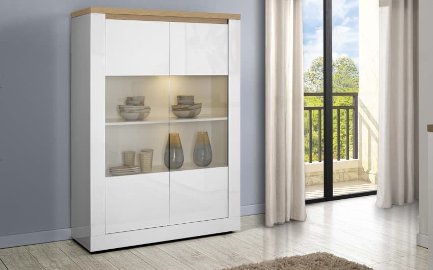 Vetrina 2 ante Fantasy, cm 114x43x160h – Mondo Convenienza