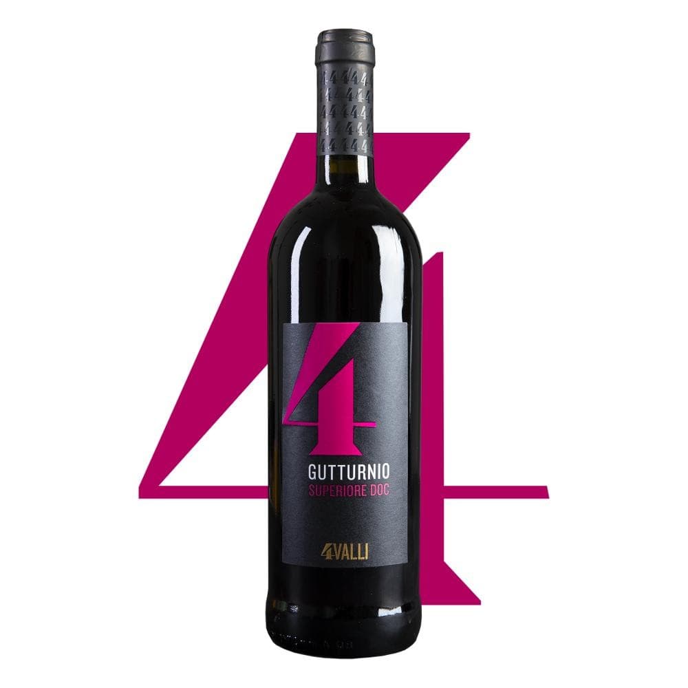Vino 4Valli Ortrugo DOC, Gutturnio DOC o Bonarda Colli Piacentini, 750 ml – Bennet