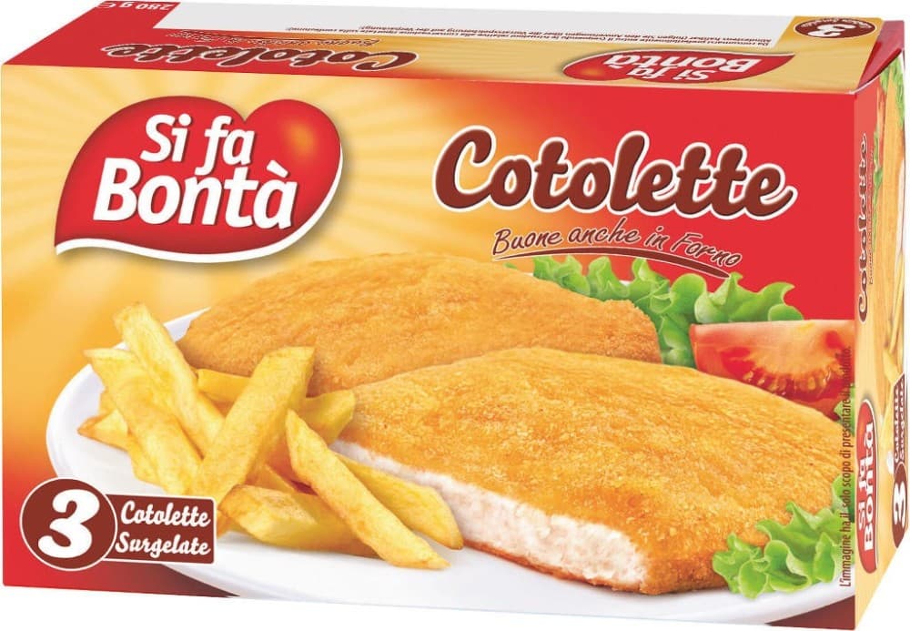 Cotolette di pollo, 500 g – Dpiù