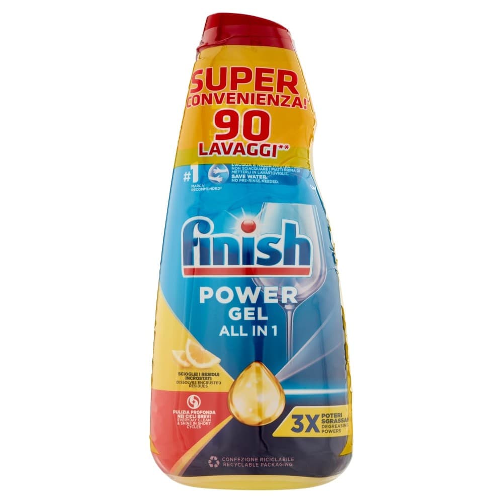 Finish gel lavastoviglie, 30 lavaggi x 3 – Tigota