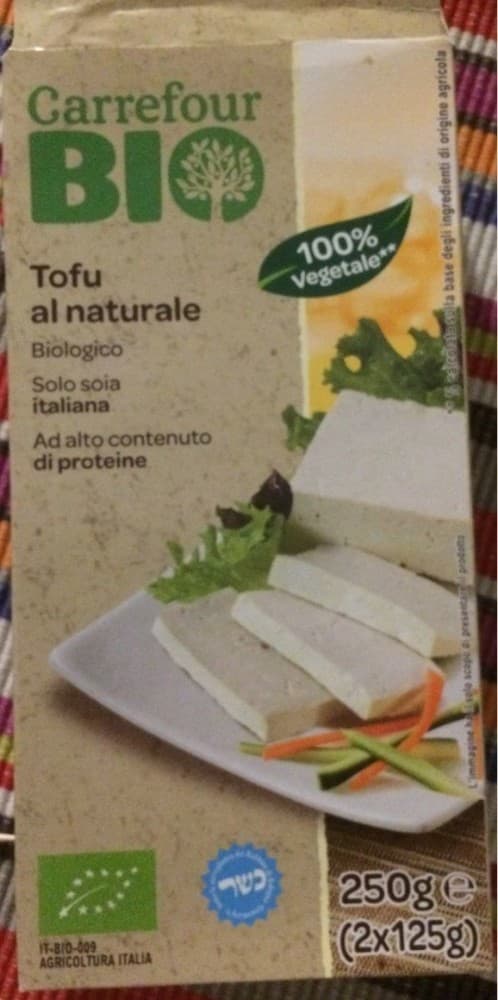 Tofu al Naturale Bio, 250 g Carrefour Bio – Carrefour