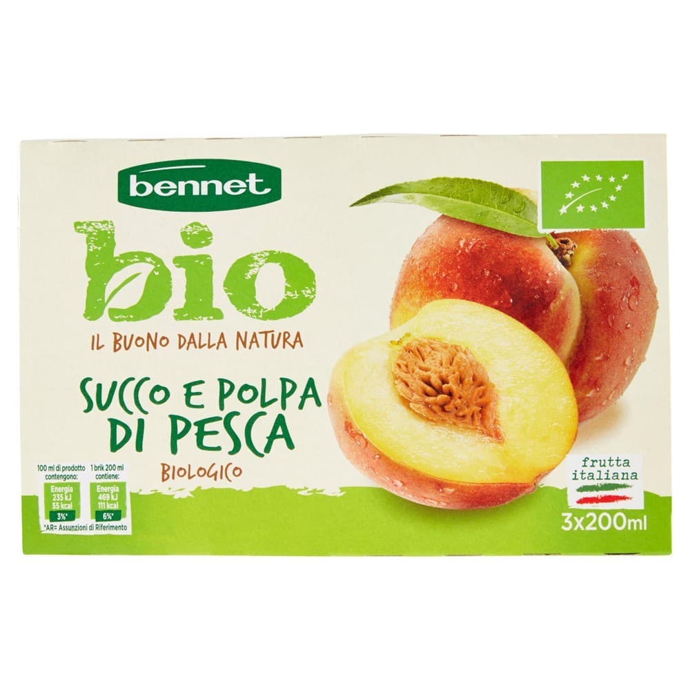 Bennet Bio succo e polpa di frutta, 600 ml – Bennet