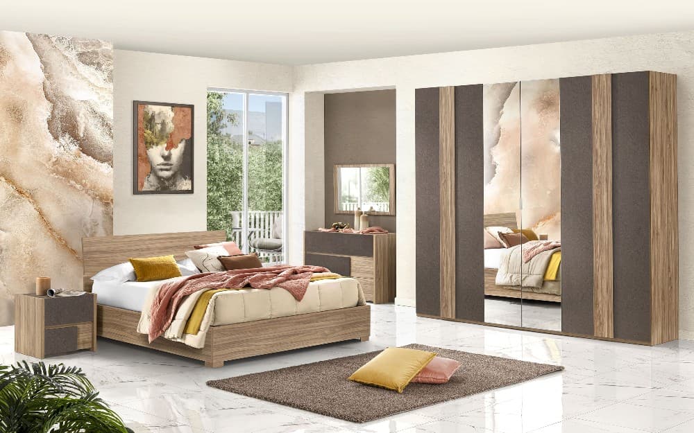 Camera 6 ante con letto contenitore Vela – Mondo Convenienza