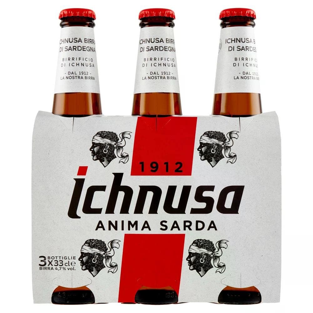 Birra lager Ichnusa, 33 cl x 3 – Iper La grande i