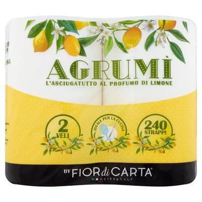 Fior di Carta carta casa profumata Agrumi 2 veli, 2 rotoli in offerta da Panorama