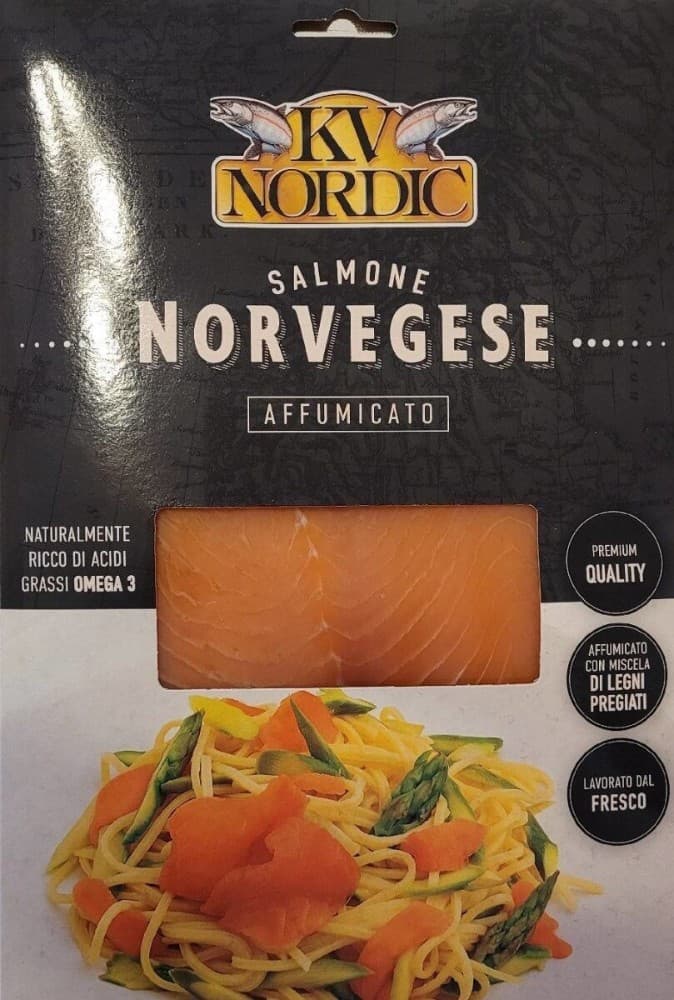 KV Nordic salmone norvegese affumicato, 200 g – Iper La grande i