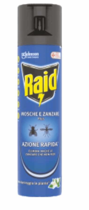 Mosche e zanzare spray 400 ml Raid in offerta da Tigota